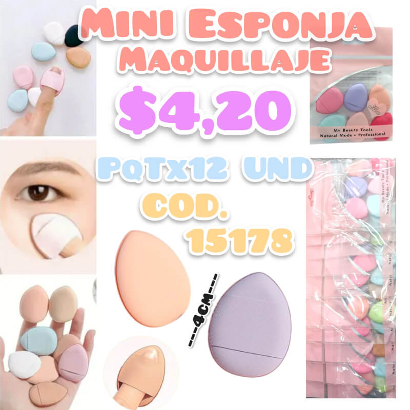 MINI ESPONJA DE MAQUILLAJE