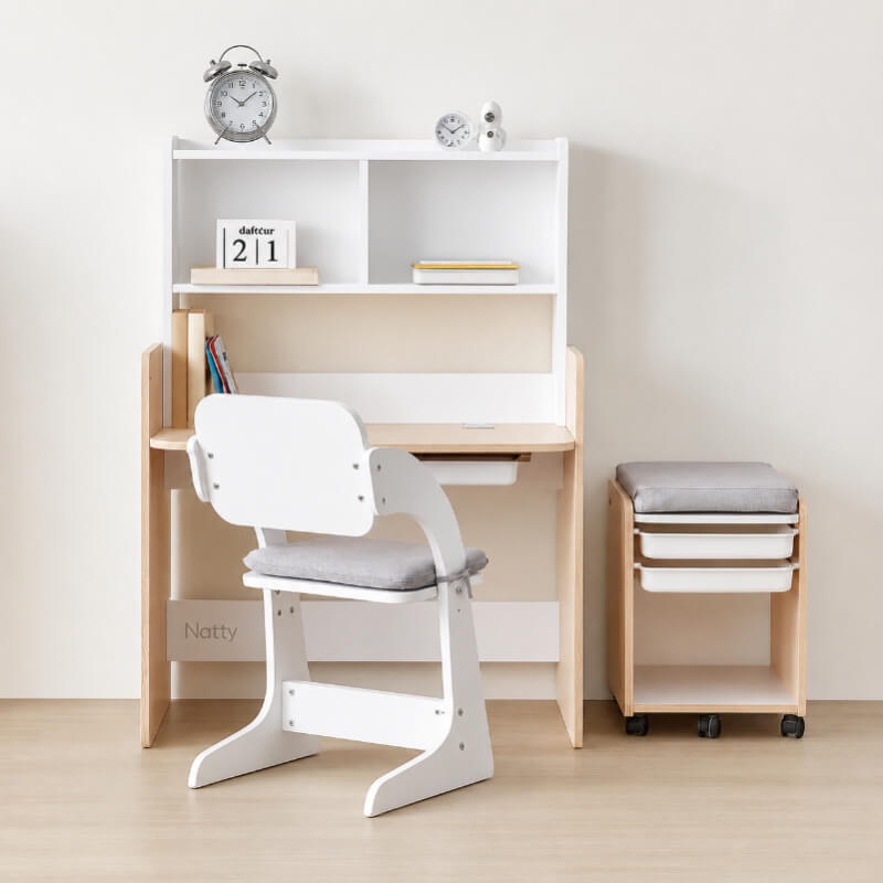 Set Escritorio Natty (Incluye repisa y silla)