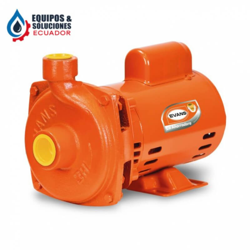 Bomba centrífuga de 1 hp de 1 1/4 x 1 ''NPT 110/220 voltios Evans| Equipos & Soluciones Ecuador