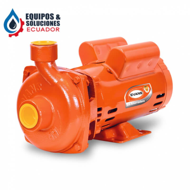 Bomba centrífuga de 1.5 hp de 1 1/2 x 1 1/4 ''NPT 110/220 voltios Evans| Equipos & Soluciones Ecuador