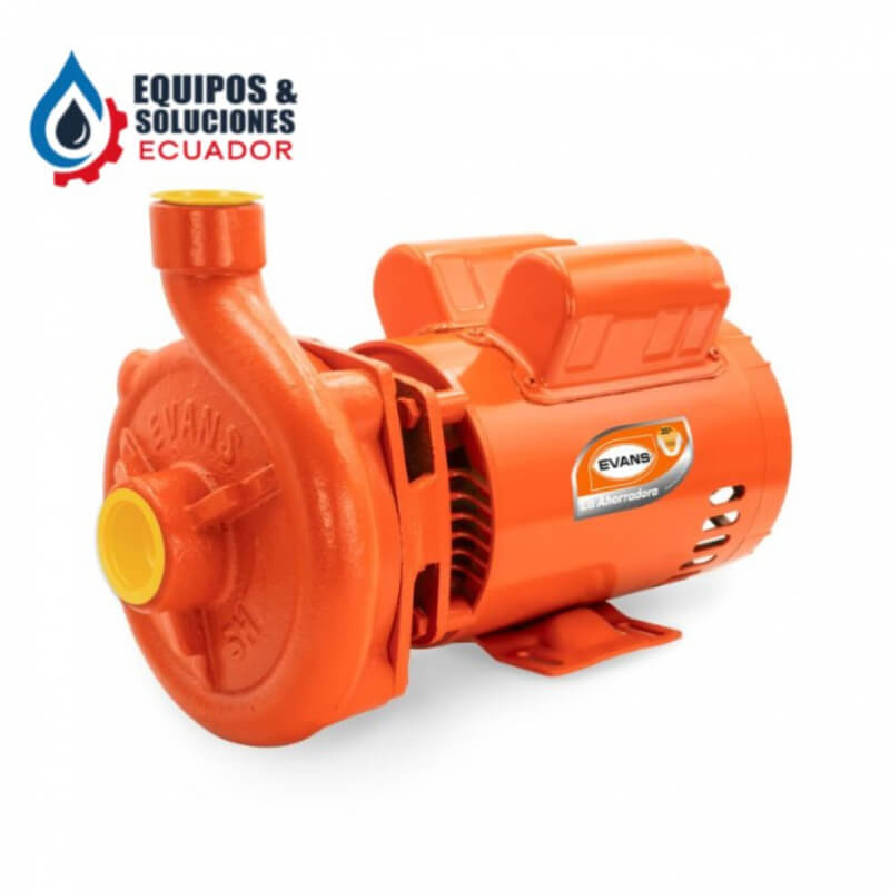 Bomba Centrífuga de 2 hp de 1 1/2 x 1 1/4 ''NPT 110/220 voltios Evans| Equipos & Soluciones Ecuador