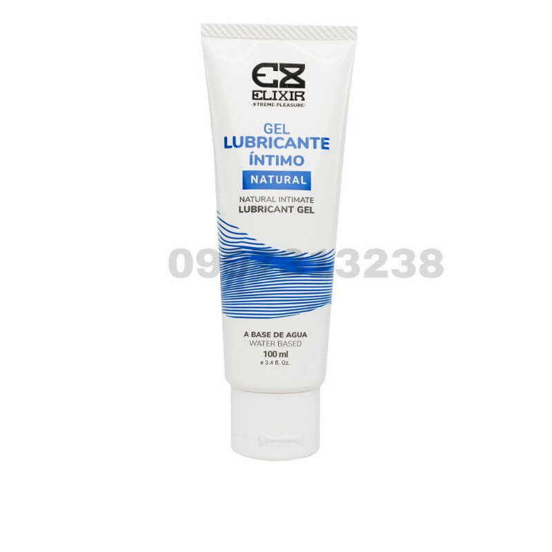 Gel Lubricante Íntimo Natural Elixir – Base Acuosa, Hipoalergénico, Sin Perfume – Cuidado Diario y Placer
