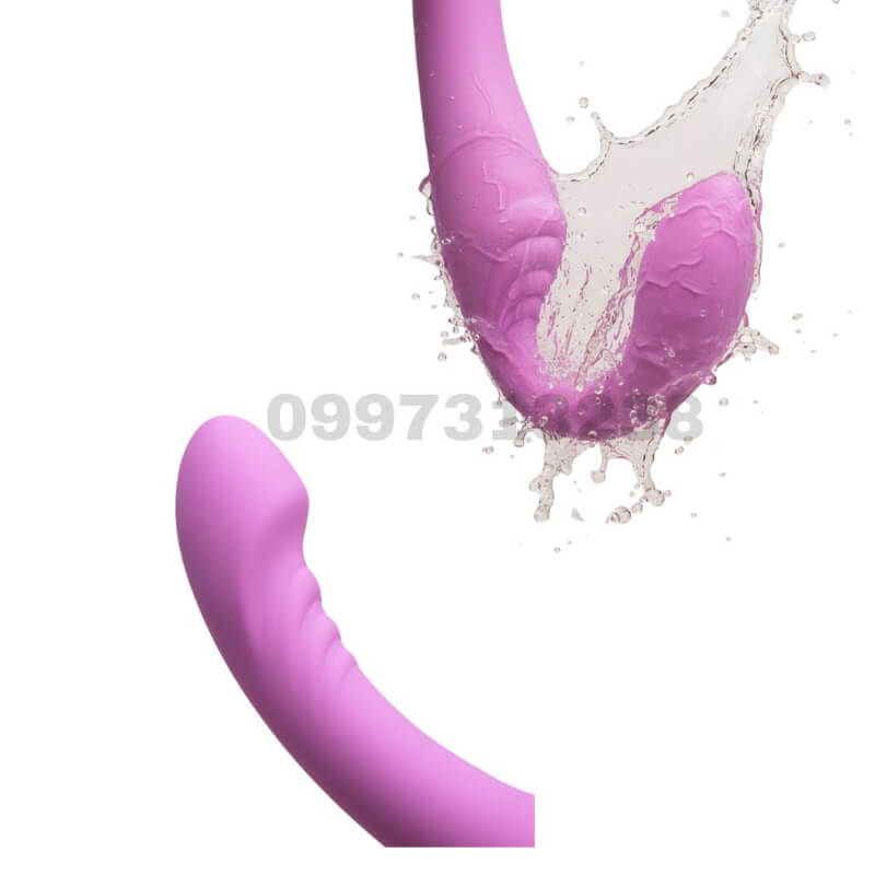Arnés Strapless Dual Camtoyz: Strap-on Doble Vibrador para Placer Anal y Vaginal Simultáneo