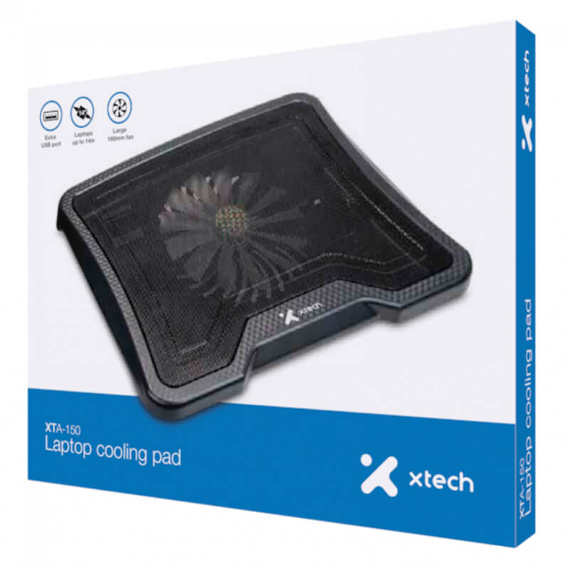 COOLER LAPTOP COOLING PAD XTA150 XTECH 160MM FAN USB X 2