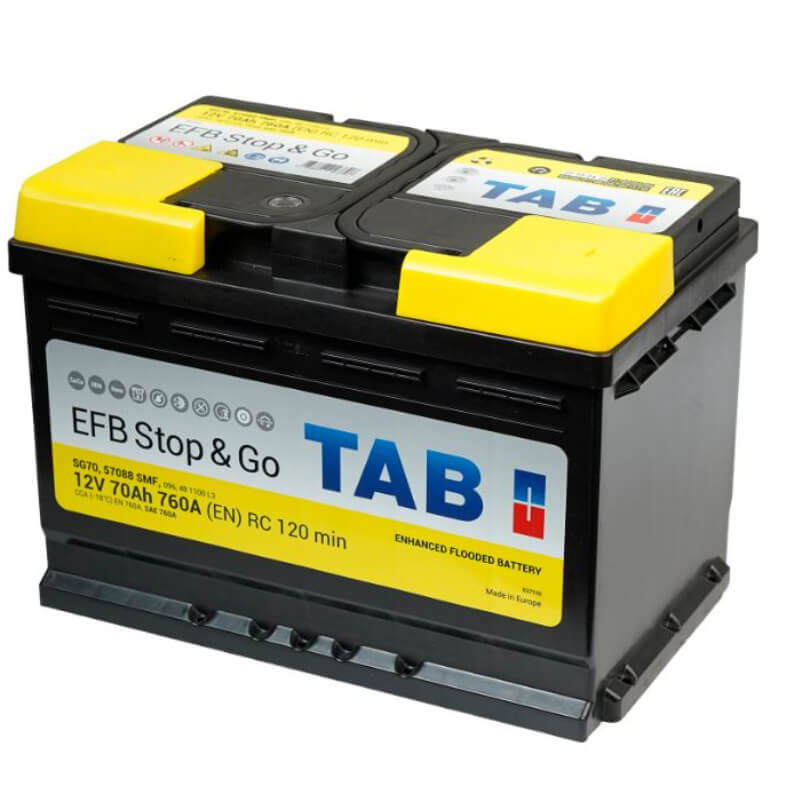 Batería TAB EFB 48 70AH Start Stop EFB Stop&Go (+ -)