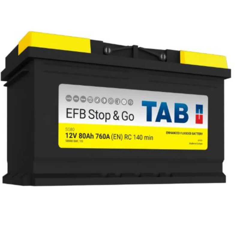 Batería TAB EFB 94R 80AH Start Stop EFB Stop&Go (+ -)