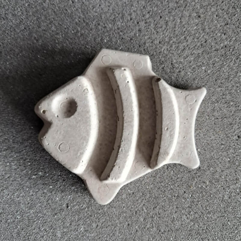 Pececito - Piedra Decorativa 3D para Artes y Manualidades