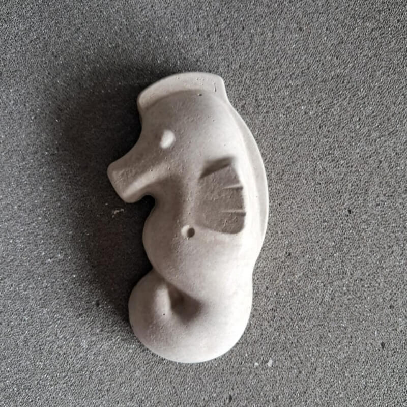 Caballito de Mar - Piedra Decorativa 3D para Artes y Manualidades