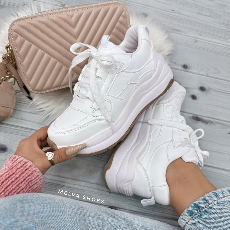 Sneaker Chunky Blanco