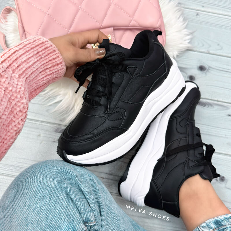 Sneaker Chunky Negro