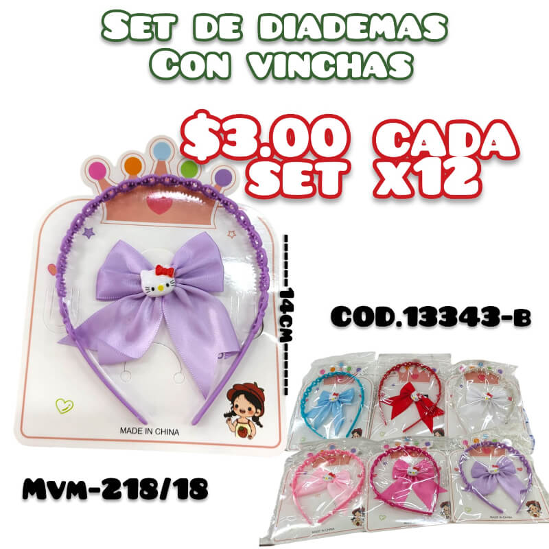 SET DE DIADEMA