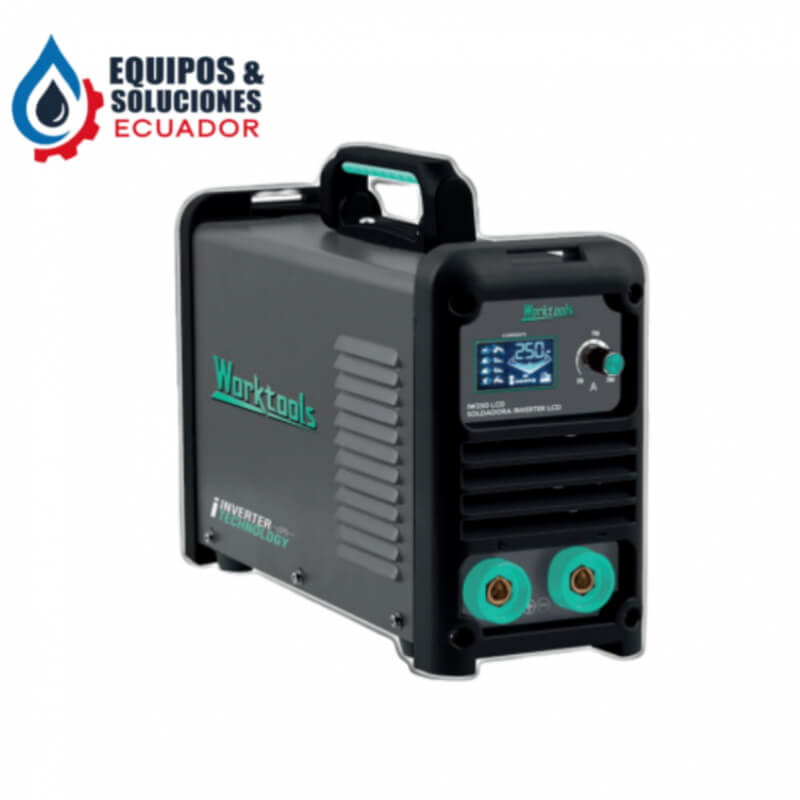 Soldadora Inverter Electrodo IW 250/170LCD 120 voltios 12 KVA Worktools| Equipos & Soluciones Ecuador