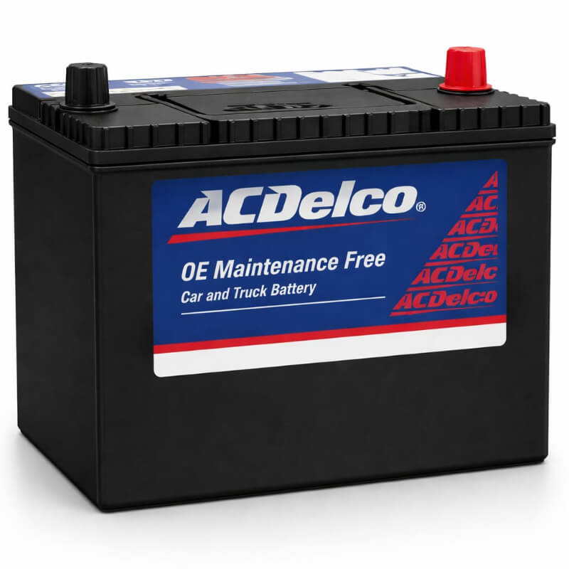 BATERIA ACDELCO AMERICANA 27D 1000 17 PLACAS 75 AMPERIOS POLARIDAD DERECHA (- +)