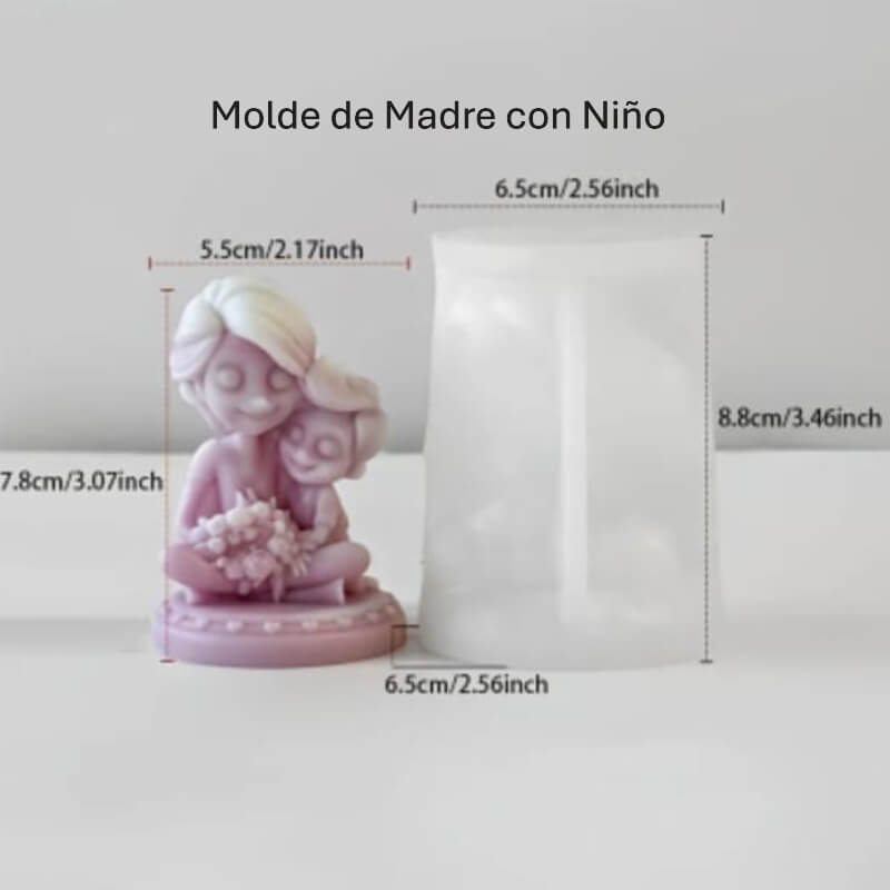 Molde de Madre con Niño