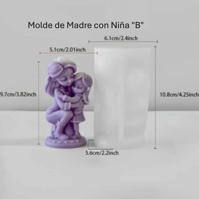 Molde de Madre con Niña
