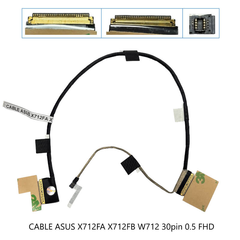 CABLE FLEX ASUS X712FA X712FB W712 30pin 0.5 FHD