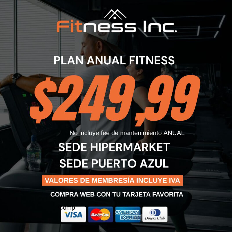 Plan Fitness Inc - 12 meses