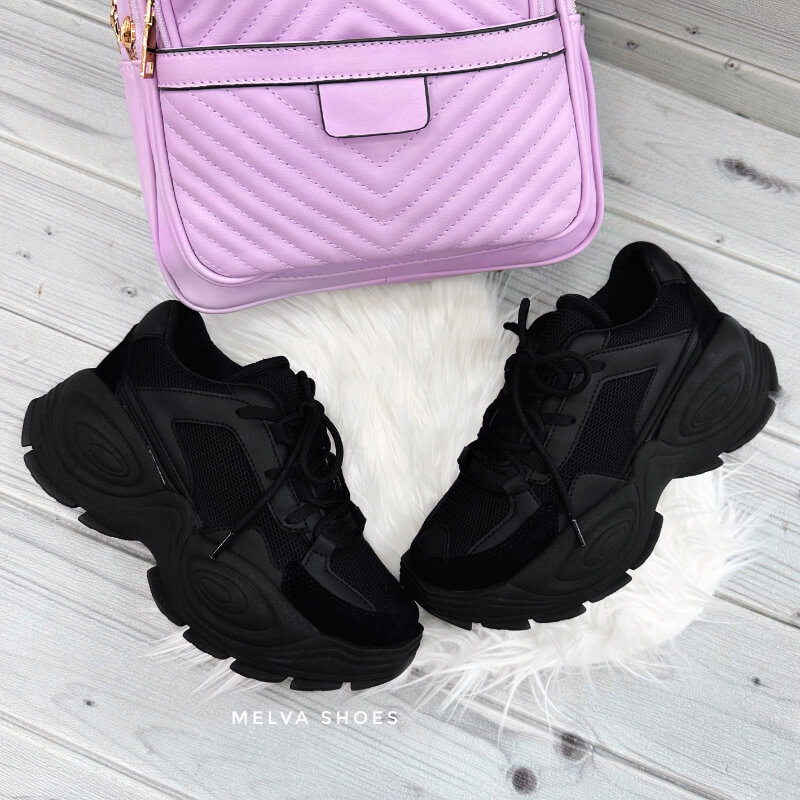 Sneaker Chunky Negro