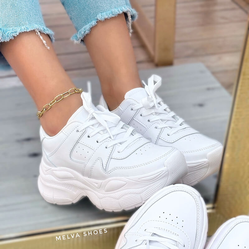 Sneakers Chunky Blanco