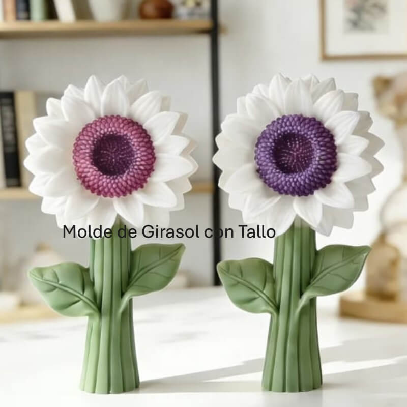 Molde de Girasol con Tallo