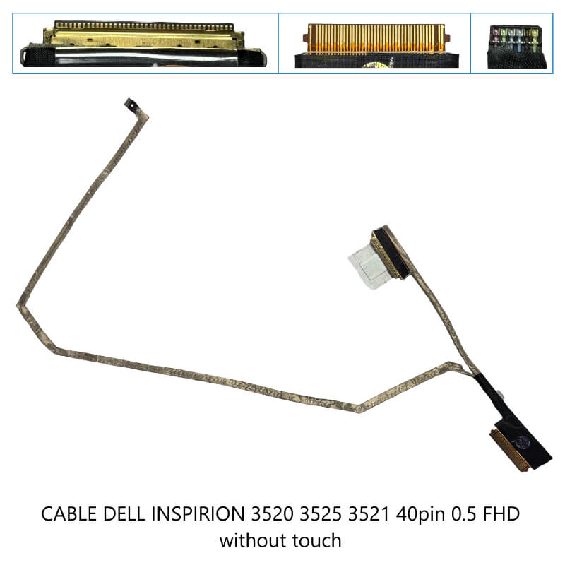 CABLE FLEX DELL INSPIRON 3520 3525 3521 40pin 0.5 FHD without touch
