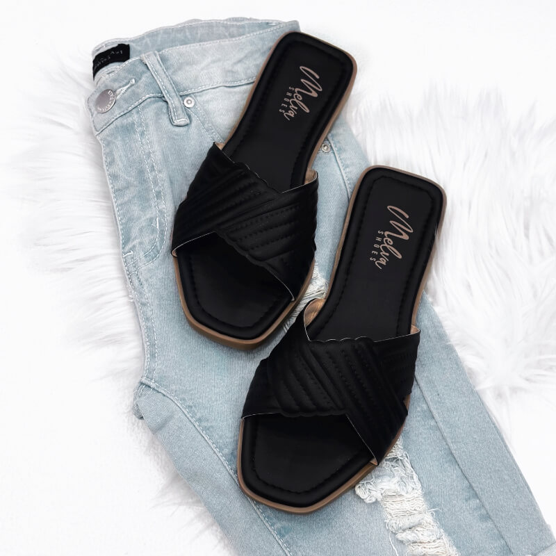 Sandalias Bajas Negras