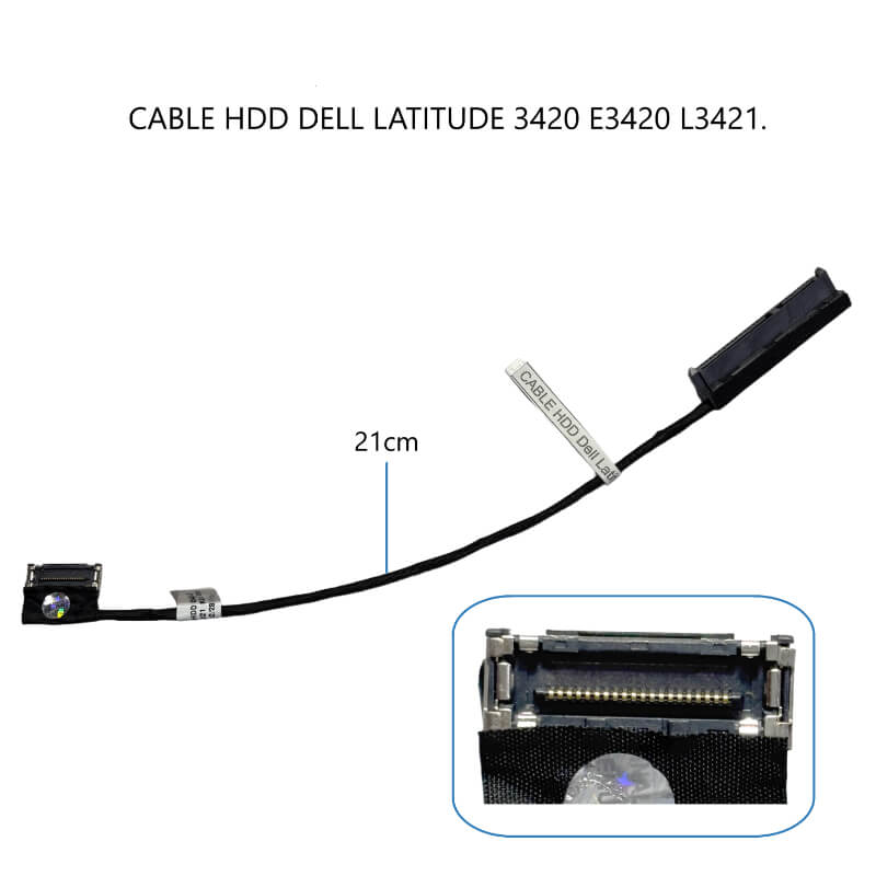 CABLE DE DISCO DURO HDD Dell Latitude 3420 E3420 L3421.