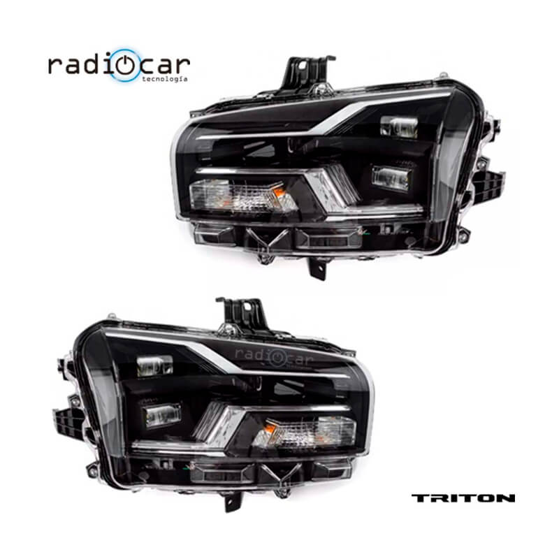 Faros Principales Led Mitsubishi Triton L200 Work