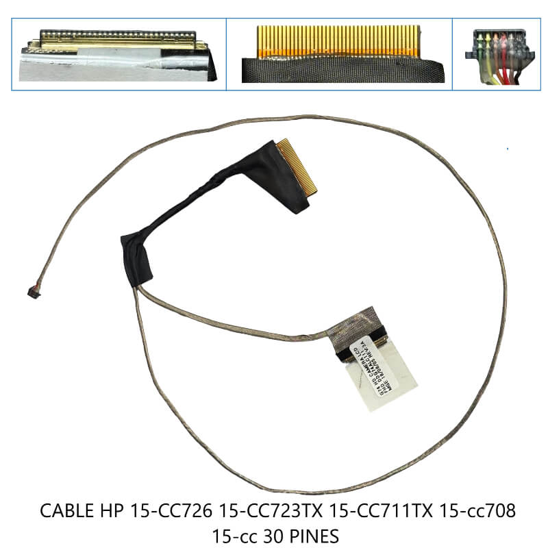 CABLE FLEX HP 15-CC726 15-CC723TX 15-CC711TX 15-cc708 15-cc 30 PINES