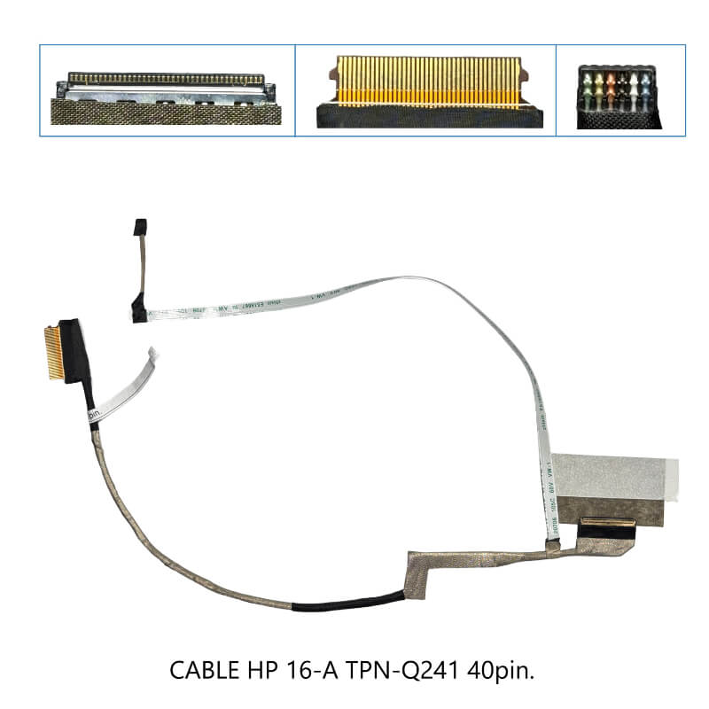 CABLE FLEX HP 16-A TPN-Q241 40pin.