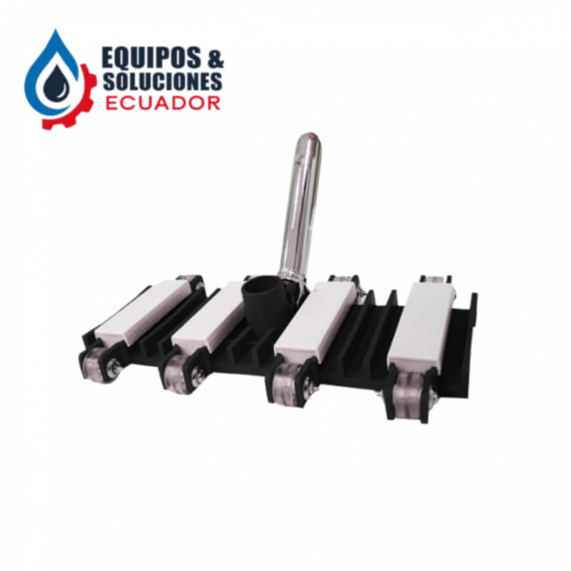 ASPIRADORA NEGRA Y BLANCA DE FONDO PESADA SEMI PROFESIONAL DE 14