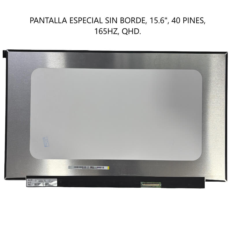 PANTALLA ESPECIAL SIN BORDE 15.6 40P 165 HZ QHD