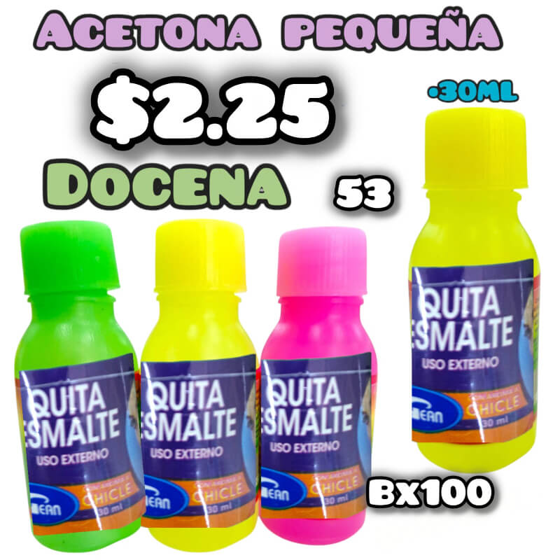 ACETONA PEQUEÑA