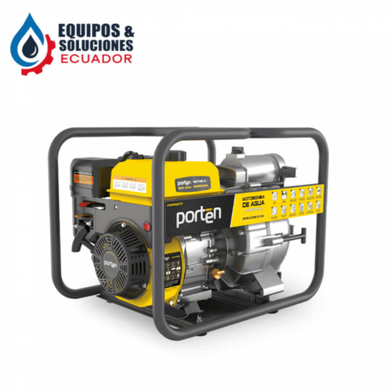 Motobomba 7hp de agua residual a gasolina 3