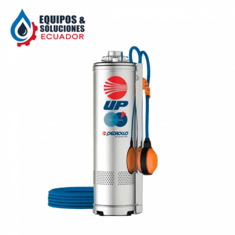 Bomba sumergible 1 HP multietapa 220v 1F 10mt cable Pedrollo| Equipos & Soluciones Ecuador