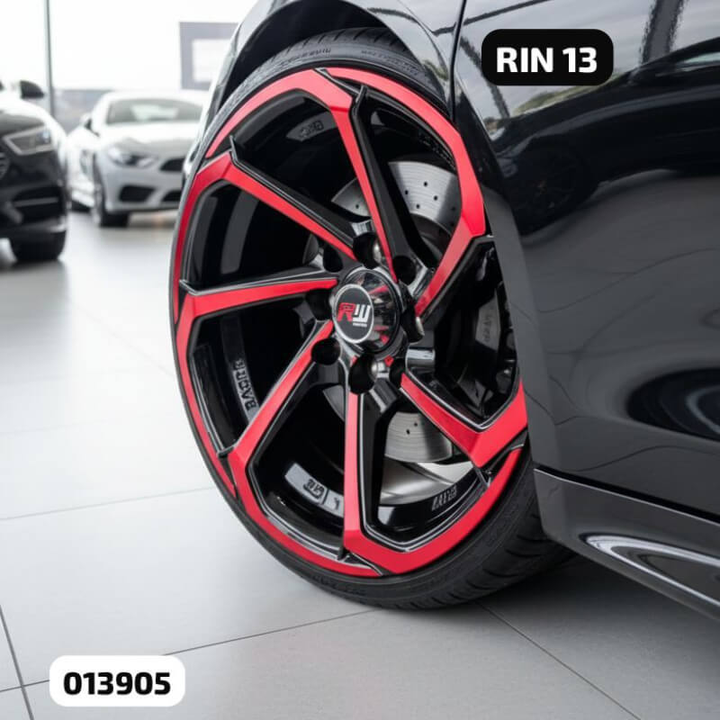 AROS 13X7 RW MAGNESIO 100/114.3X8 UNDERCUT RED 803.162920