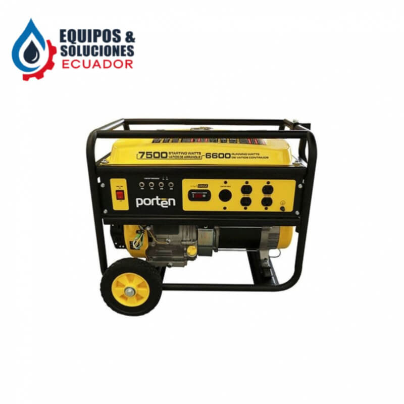 Generador de 7500w a gasolina porten| Equipos & Soluciones Ecuador