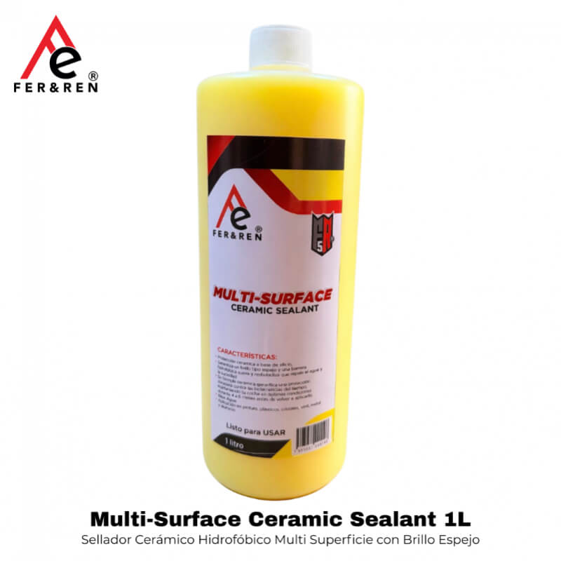 FR5 Multi-Surface Ceramic Sealant 1 Litro | Sellador Cerámico Hidrofóbico Multi Superficie Alto Rendimiento
