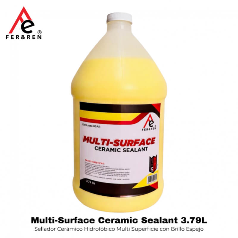 FR5 Multi-Surface Ceramic Sealant 3.79L | Sellador Cerámico Profesional Alto Rendimiento Hidrofóbico