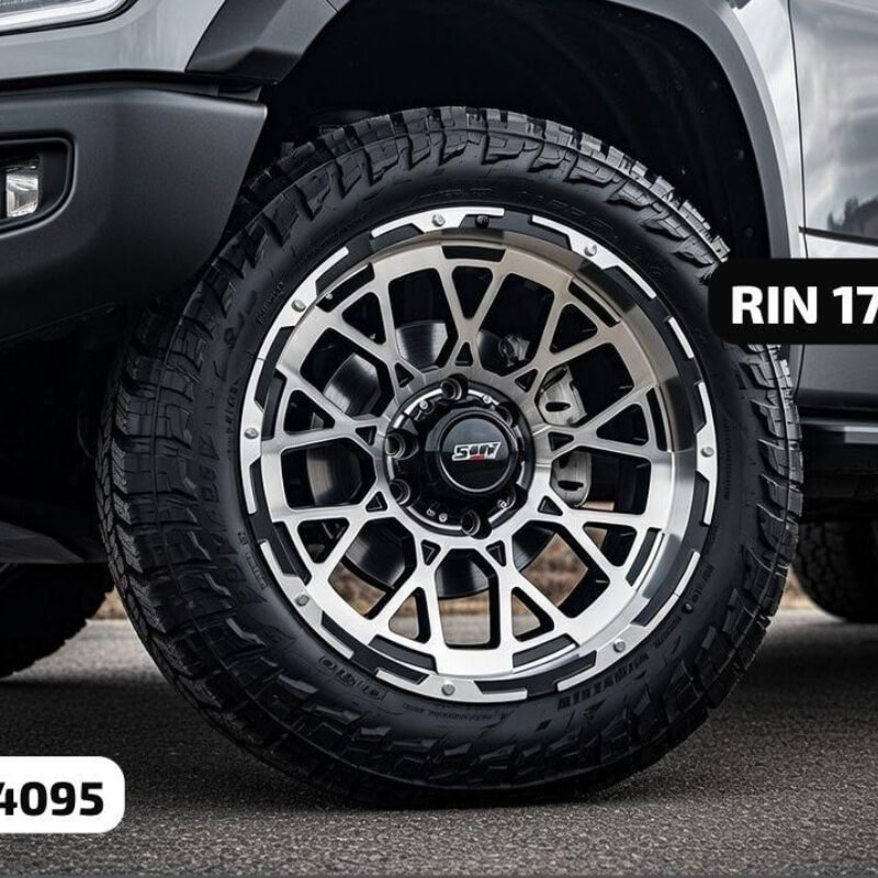 AROS 17X9 RIMAX MAGNESIO 139.7X6 BLACK MACHINE L2612 A17.036