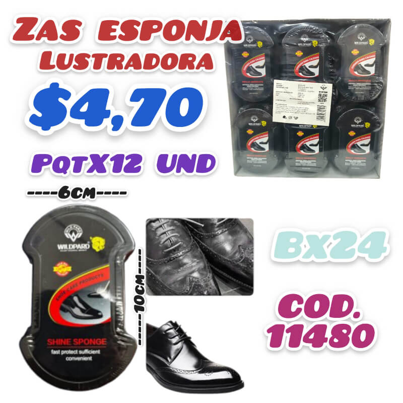 ZAS ESPONJA LUSTRADORA