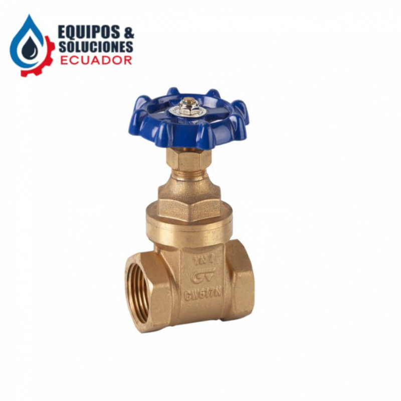 VÁL. COMPUERTA MANIJA AZUL 2 ''NPT PN20 Genebre| Equipos & Soluciones Ecuador