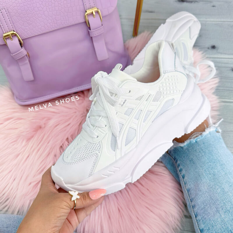 Sneakers Chunky Capellada Blanco