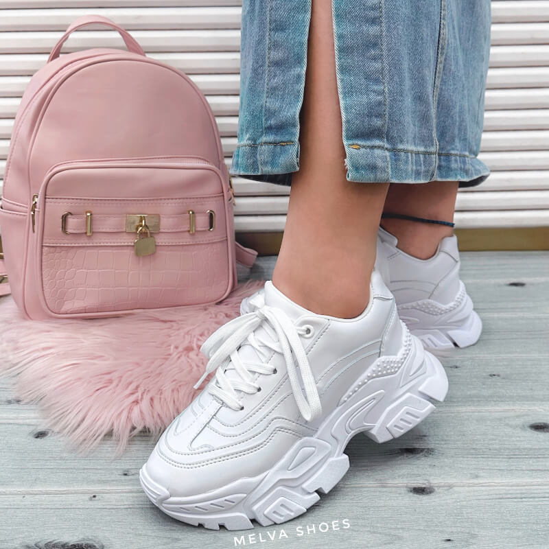 Sneakers Chunky Blancos