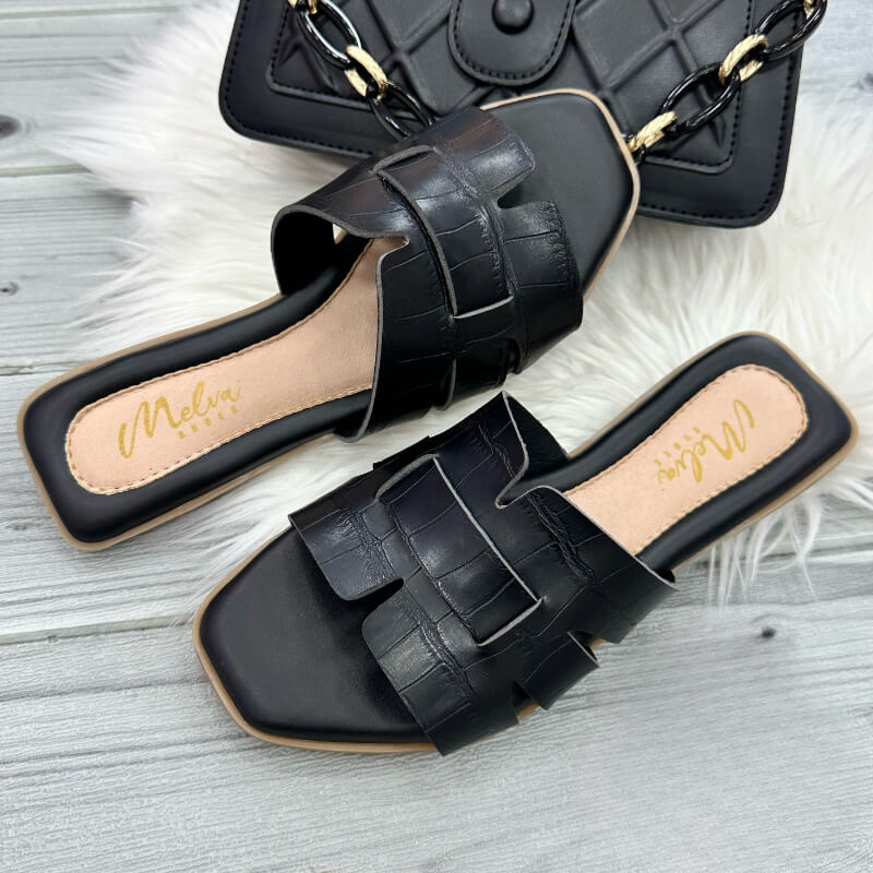 Sandalias Bajas Negras