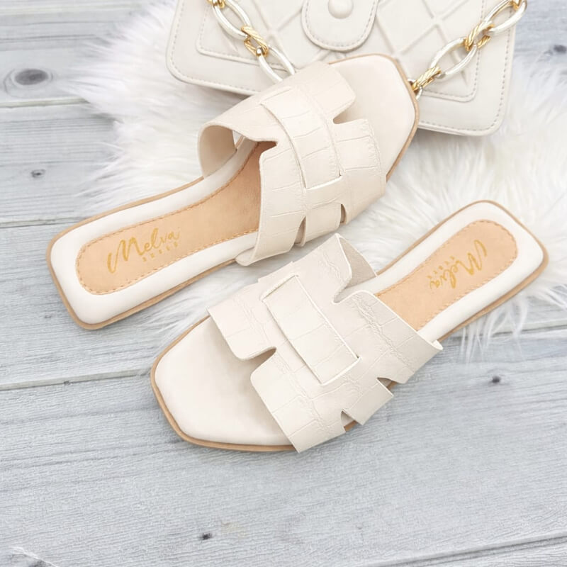 Sandalias Bajas Blanca