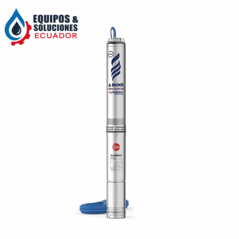 Bomba sumergible 1HP monobloque 110V 60HZ 20M Pedrollo| Equipos & Soluciones Ecuador