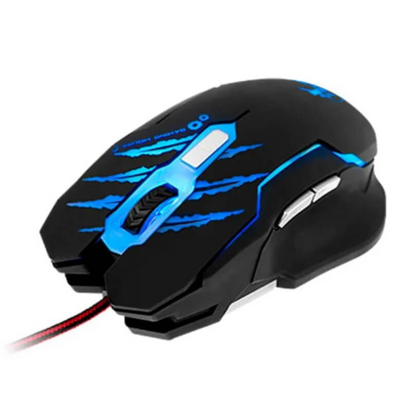 XTECH - MOUSE - USB - XTM-610 - LETHAL HAZE - GAMING - ADJUSTABLE RESOLUTION SETTINGS OF UP TO 3200DPI - 4-COLOR LED LIGHTS