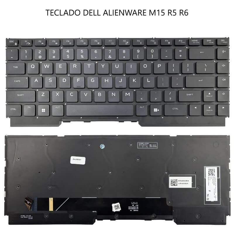 TECLADO DELL ALIENWARE M15 R5 R6