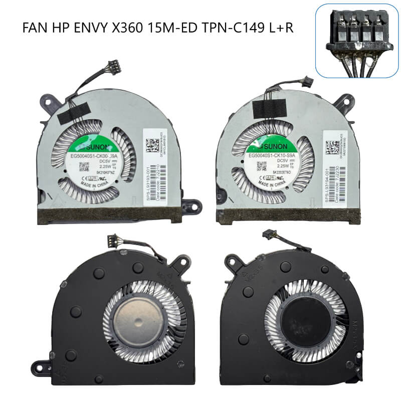 FAN HP Envy X360 15M-ED TPN-C149 L+R